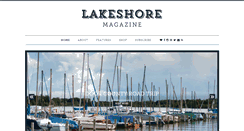 Desktop Screenshot of lakeshoremag.com